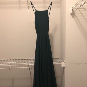 Lulu’s Emerald maxi dress